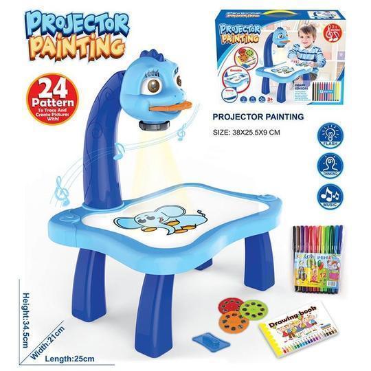 Table de dessin pour enfant avec projecteur d'image